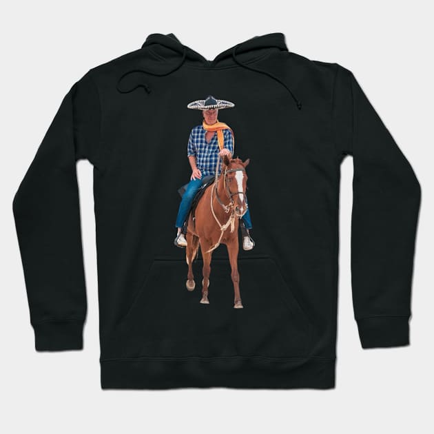 Anthony Bourdain Equestrian Hoodie by ANDREANUS